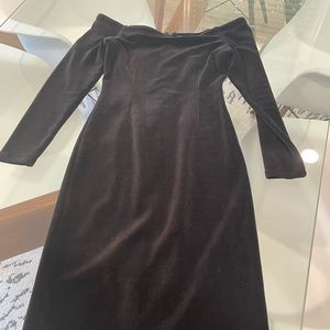 J Crew off the shoulder velvet dress - never worn!